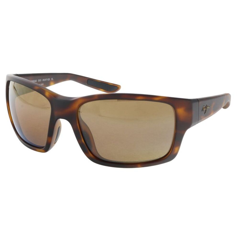 Maui Jim MJ0604S003 Bold Tortoise Shell Frame Sunglasses Rich Brown